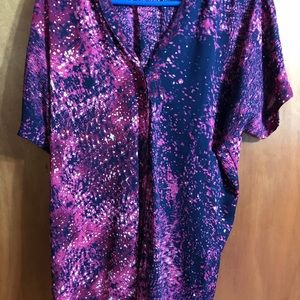 Button down blouse - buttons hidden